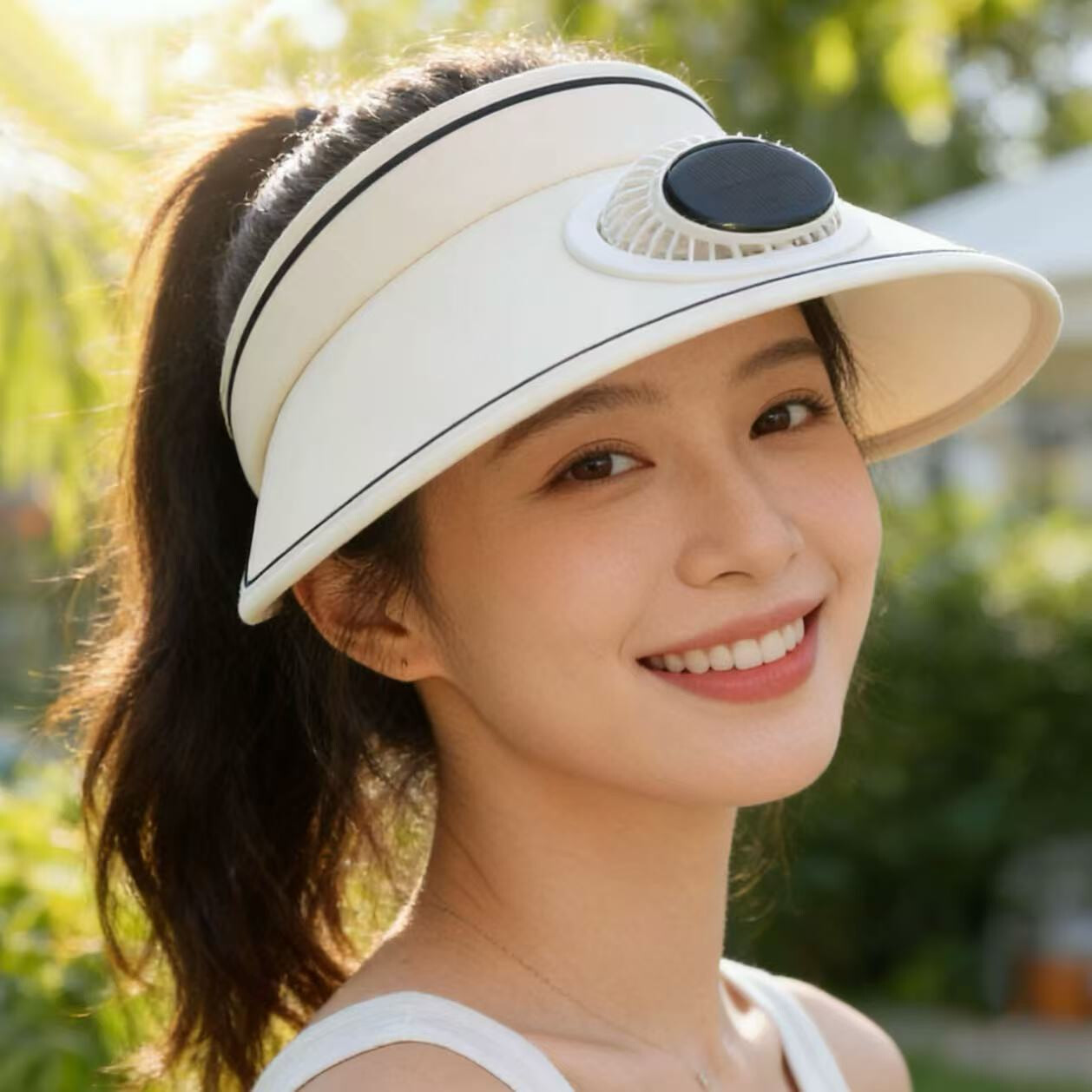 Solar-Powered Shawl and Sun Hat