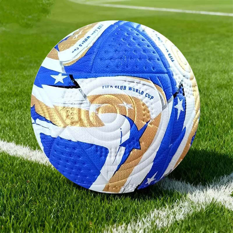 New Model Size 4 PU-Bonded Soccer Balls with the Same Leather-Like Finish