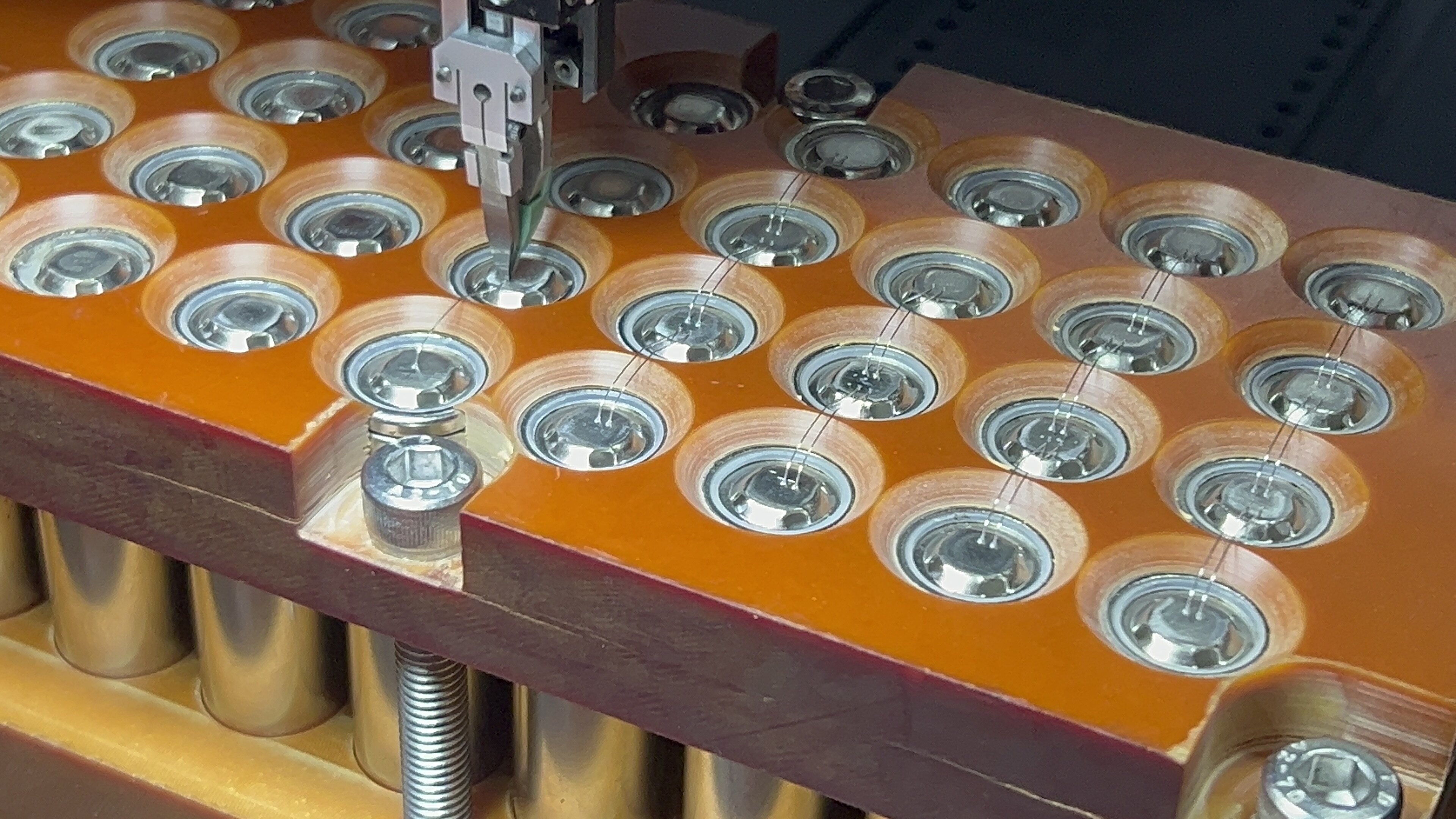 Ultrasonic welding battery modules