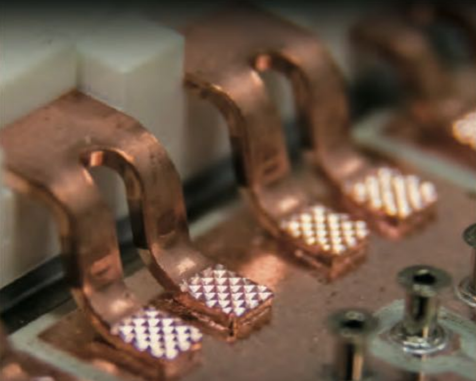 Copper terminal bonding connection