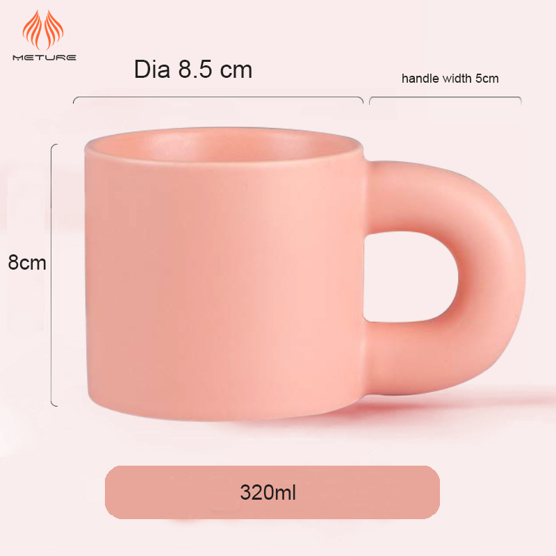 11OZ MATTE PINK CERAMIC MUG