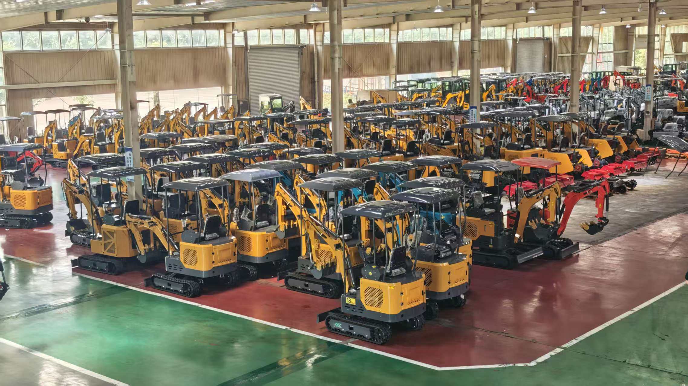MEGREZ compact excavators and loaders product showcase