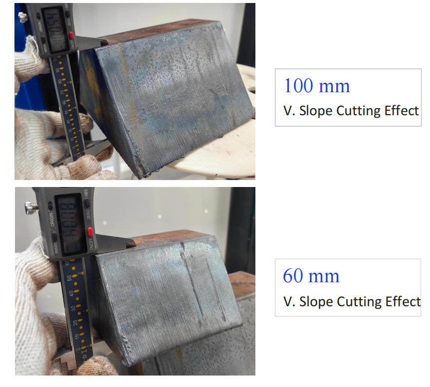 Large Format Hybrid of Laser and Flame Cutting Machine cutting sample 1