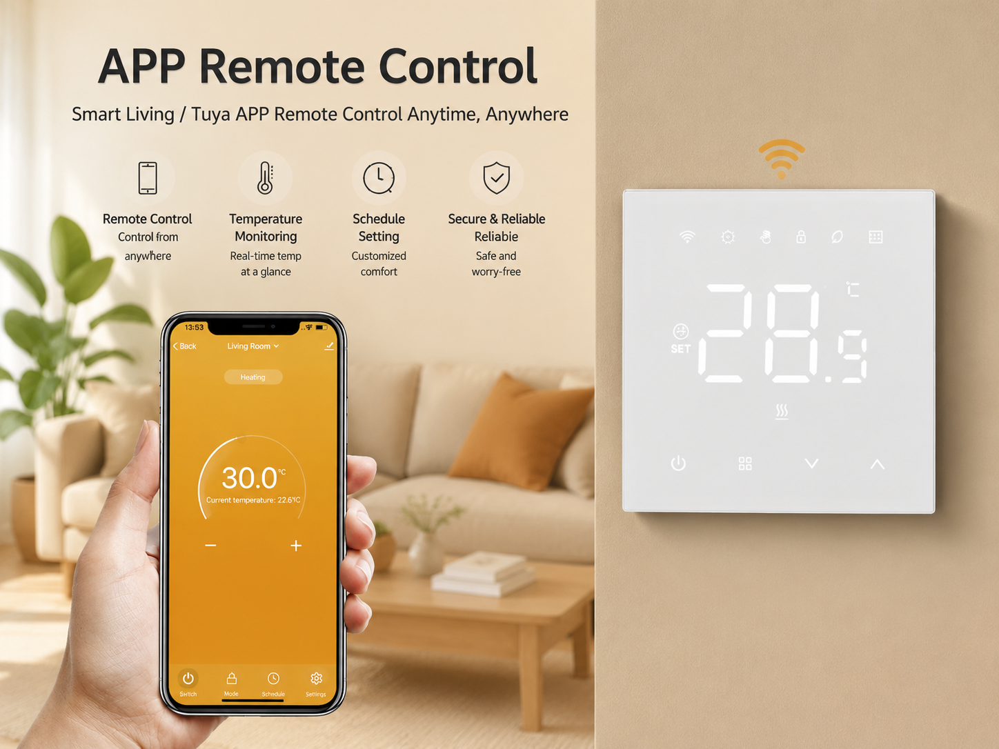 Tuya Smart Thermostat thumbnail 3