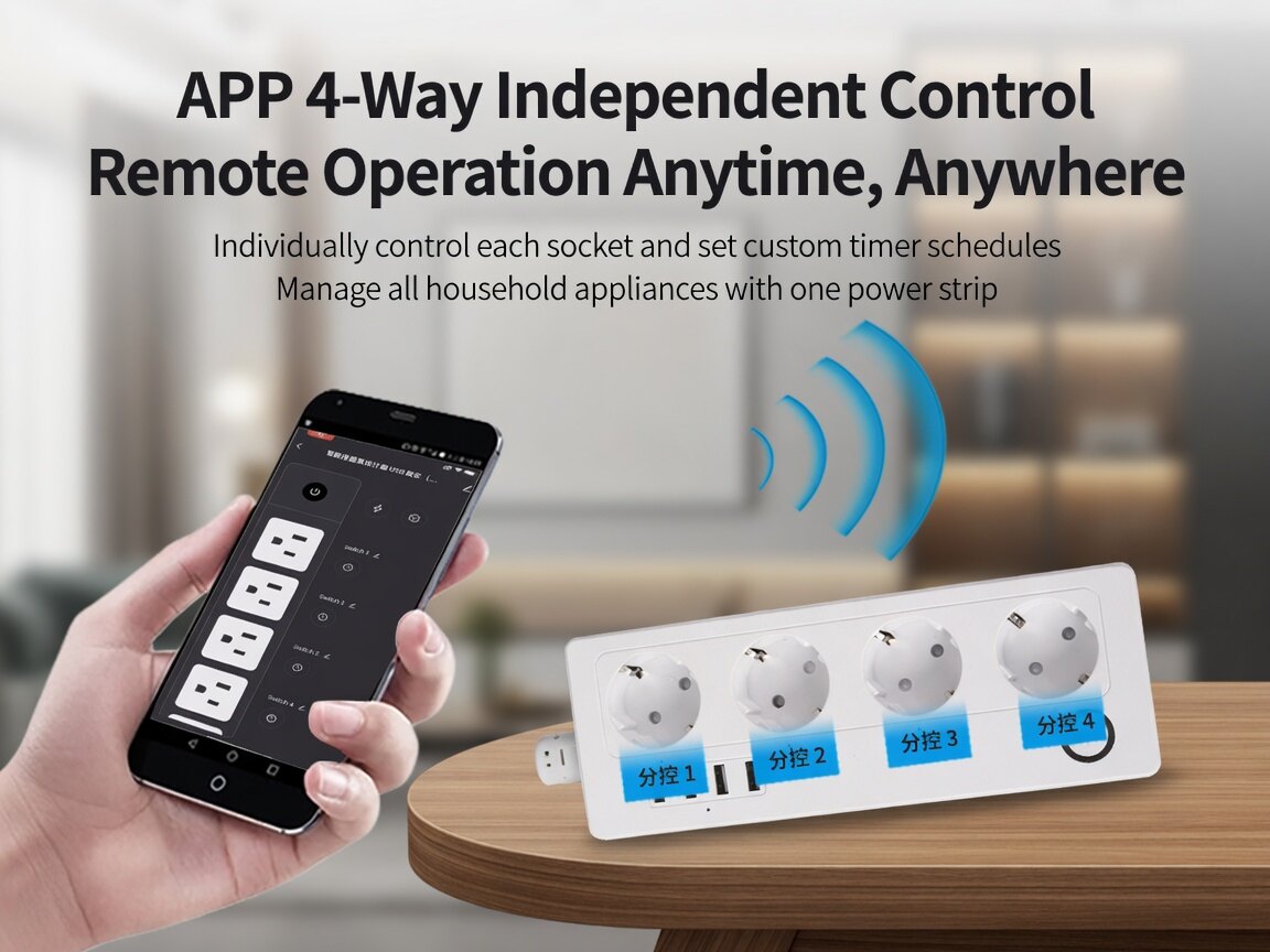 Tuya EU Standard Smart Power Strip thumbnail 6