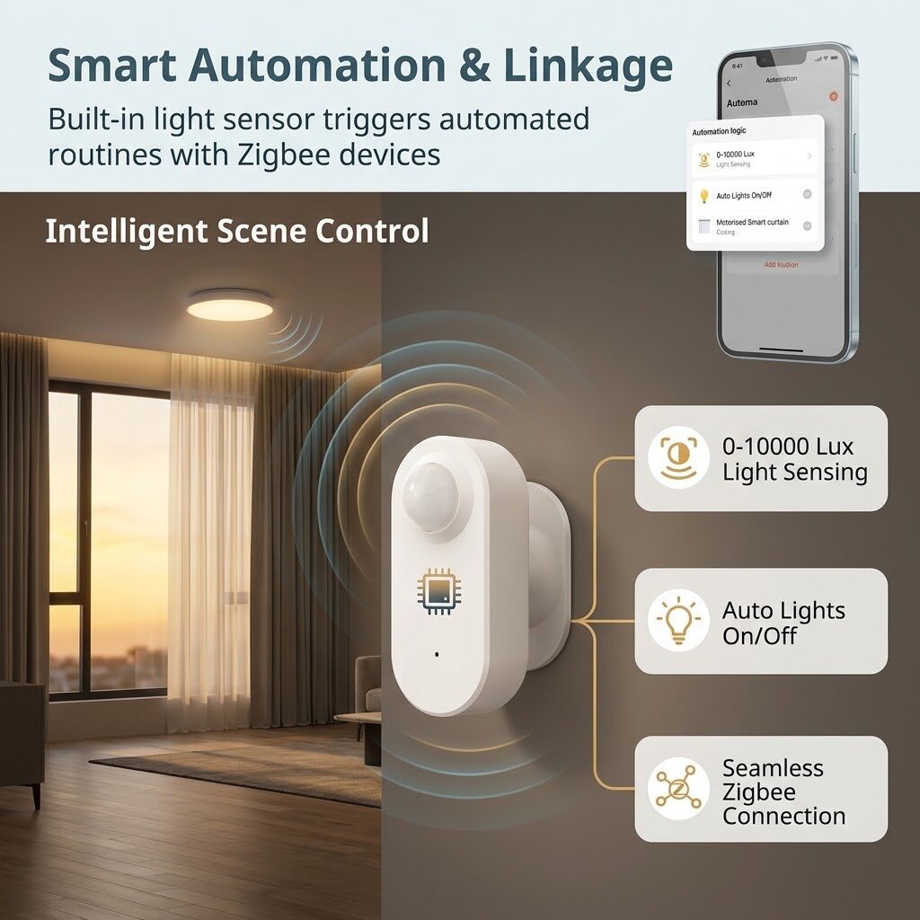 Tuya Zigbee Human Presence & Light Sensor thumbnail 4