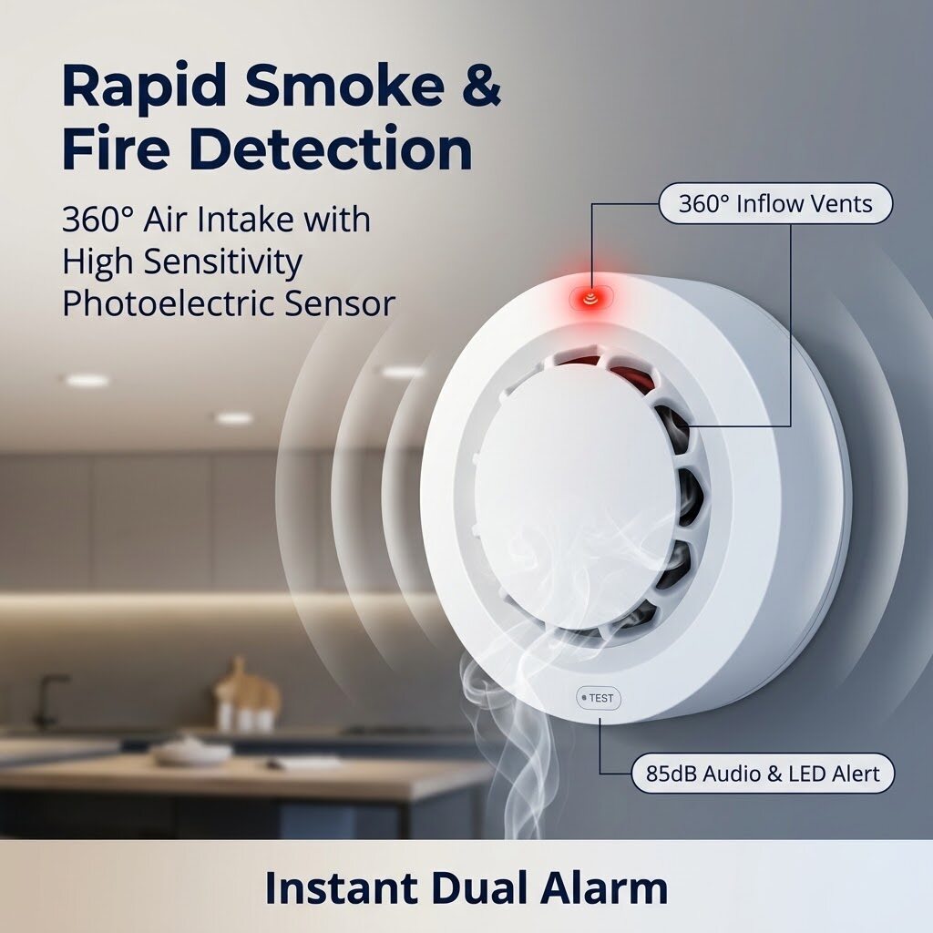 Tuya Zigbee Smart Smoke Detector thumbnail 3
