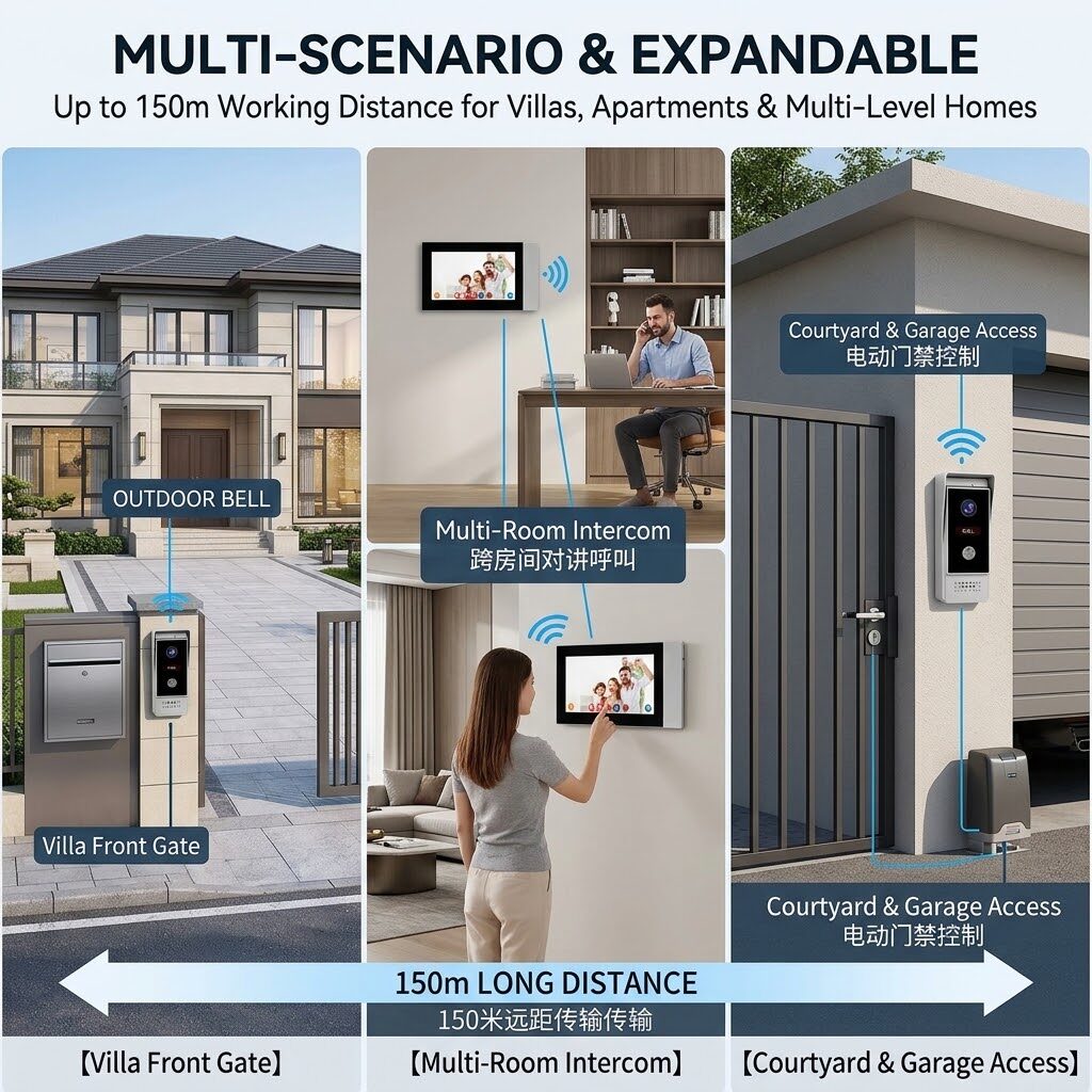 Tuya WiFi 7-Inch Smart Video Doorbell thumbnail 5