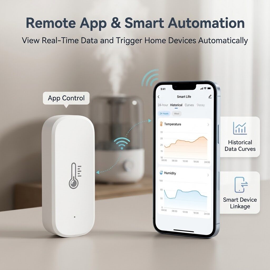 Tuya Zigbee Temperature and Humidity Sensor thumbnail 4