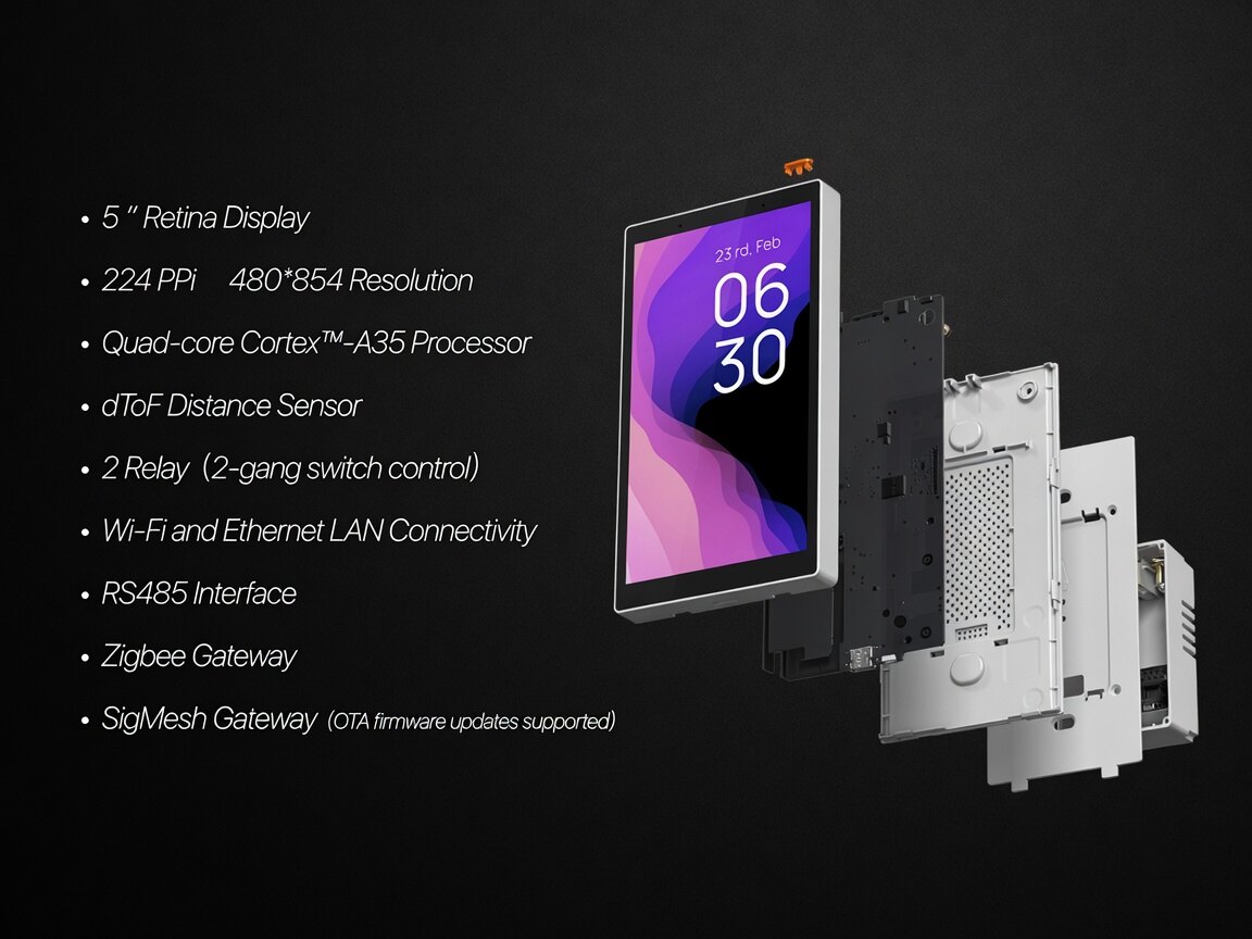 Tuya 5-inch Smart Central Control Screen thumbnail 8