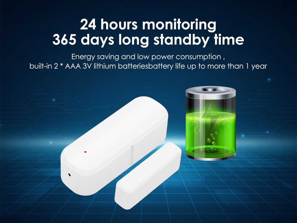 Tuya Wireless Smart Door and Window Sensor thumbnail 6