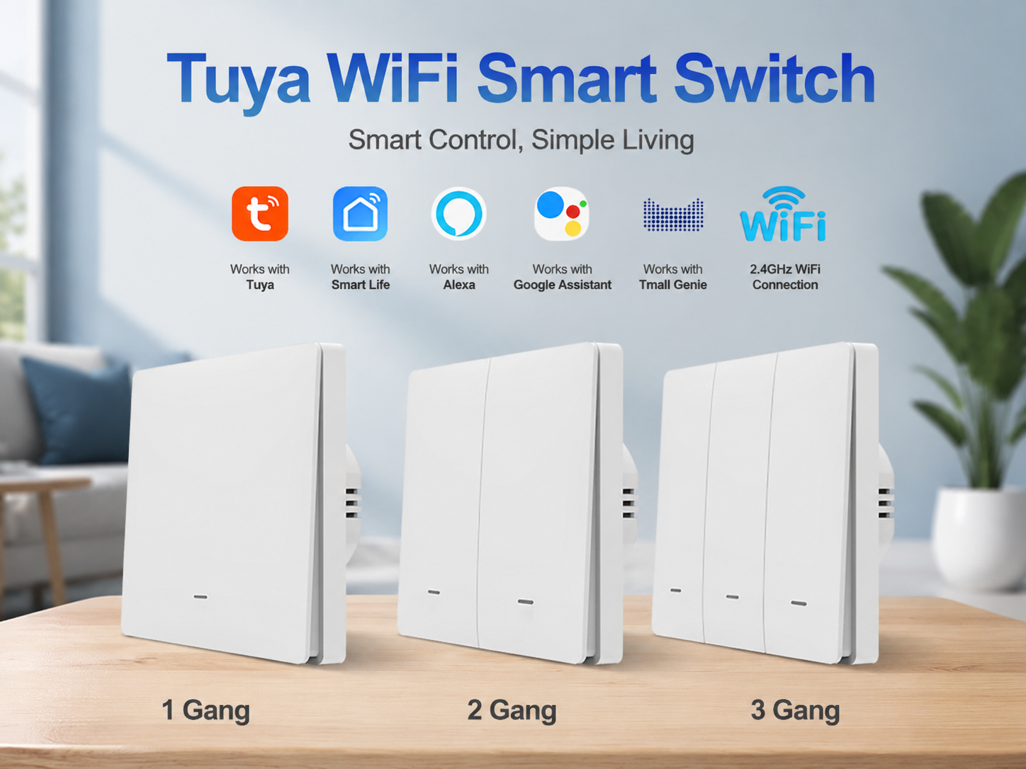 Tuya Zigbee Wall Smart Switch thumbnail 2