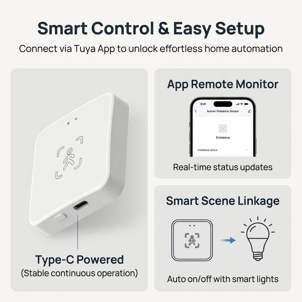 Tuya Zigbee/WiFi Human Presence Sensor thumbnail 7