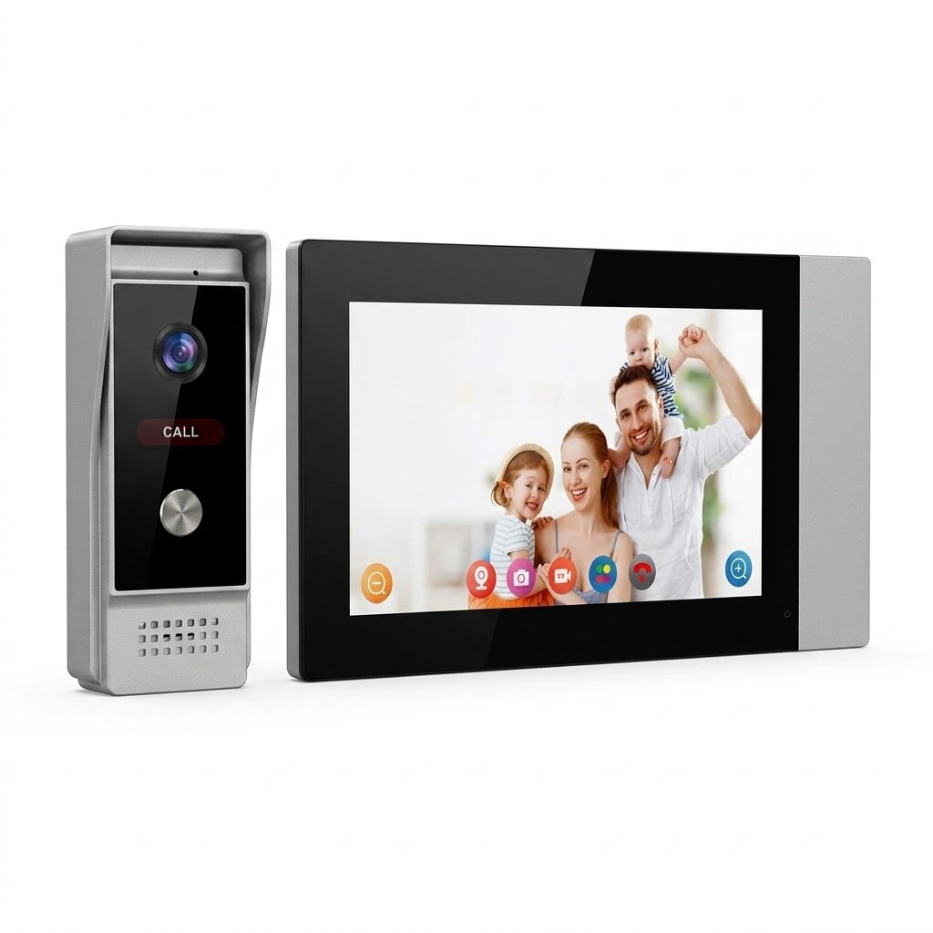 Tuya WiFi 7-Inch Smart Video Doorbell