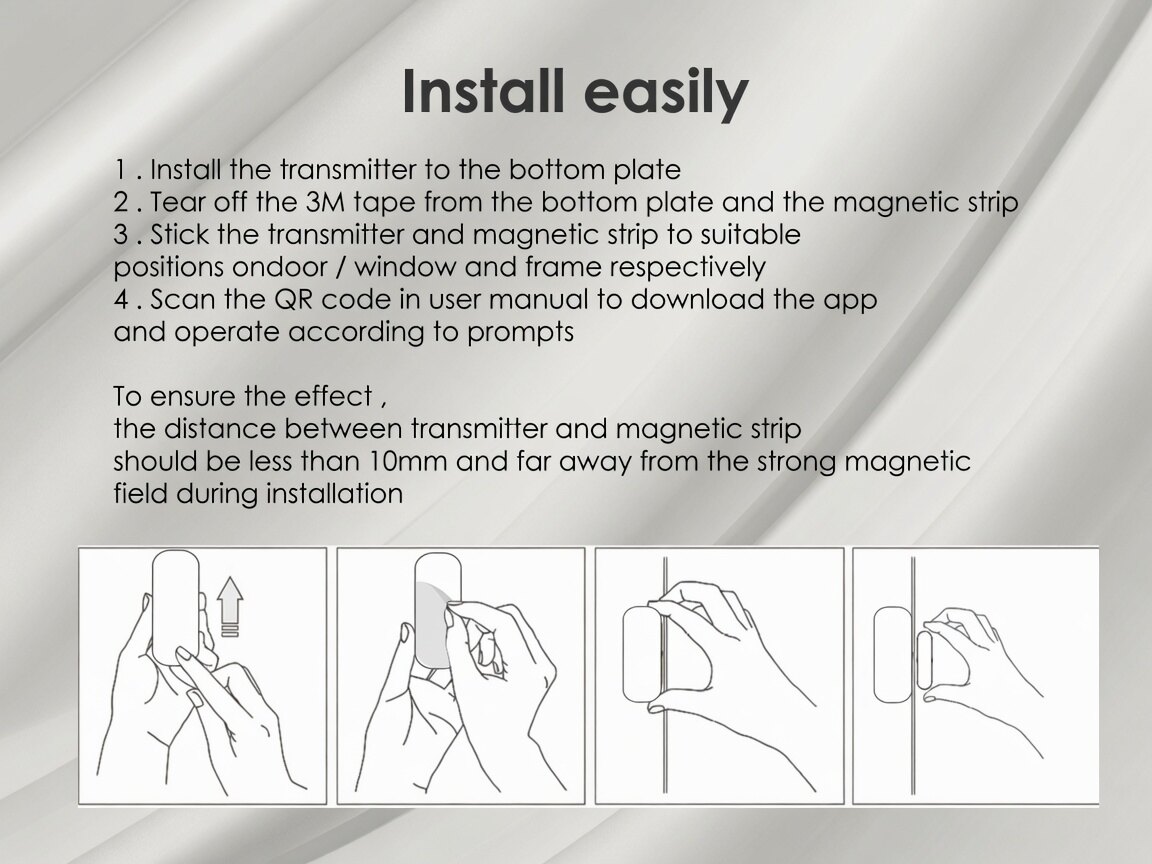 Tuya Wireless Smart Door and Window Sensor thumbnail 7