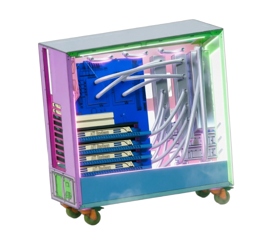 Liquid-cooled Tower Workstation Chassis