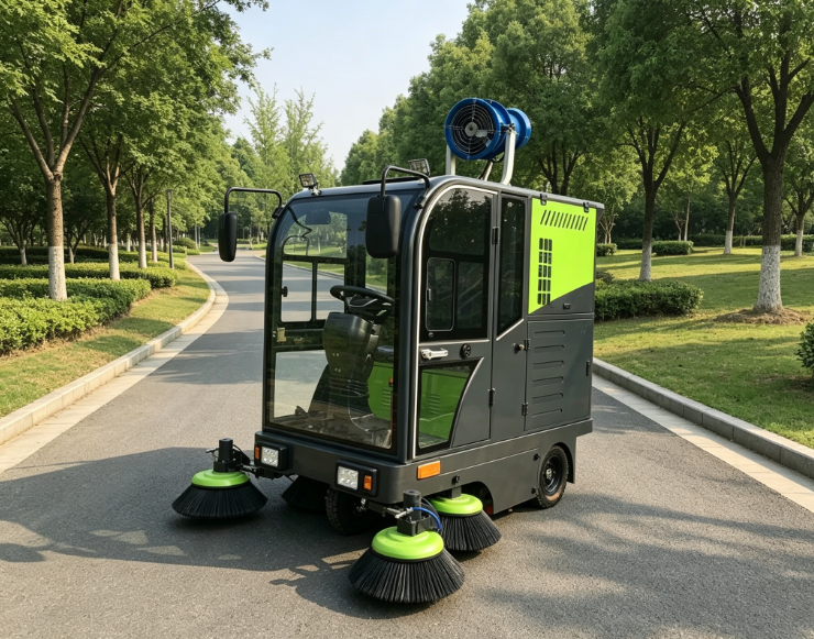 SD2000型 驾驶式电动扫地车（蓝炮款）