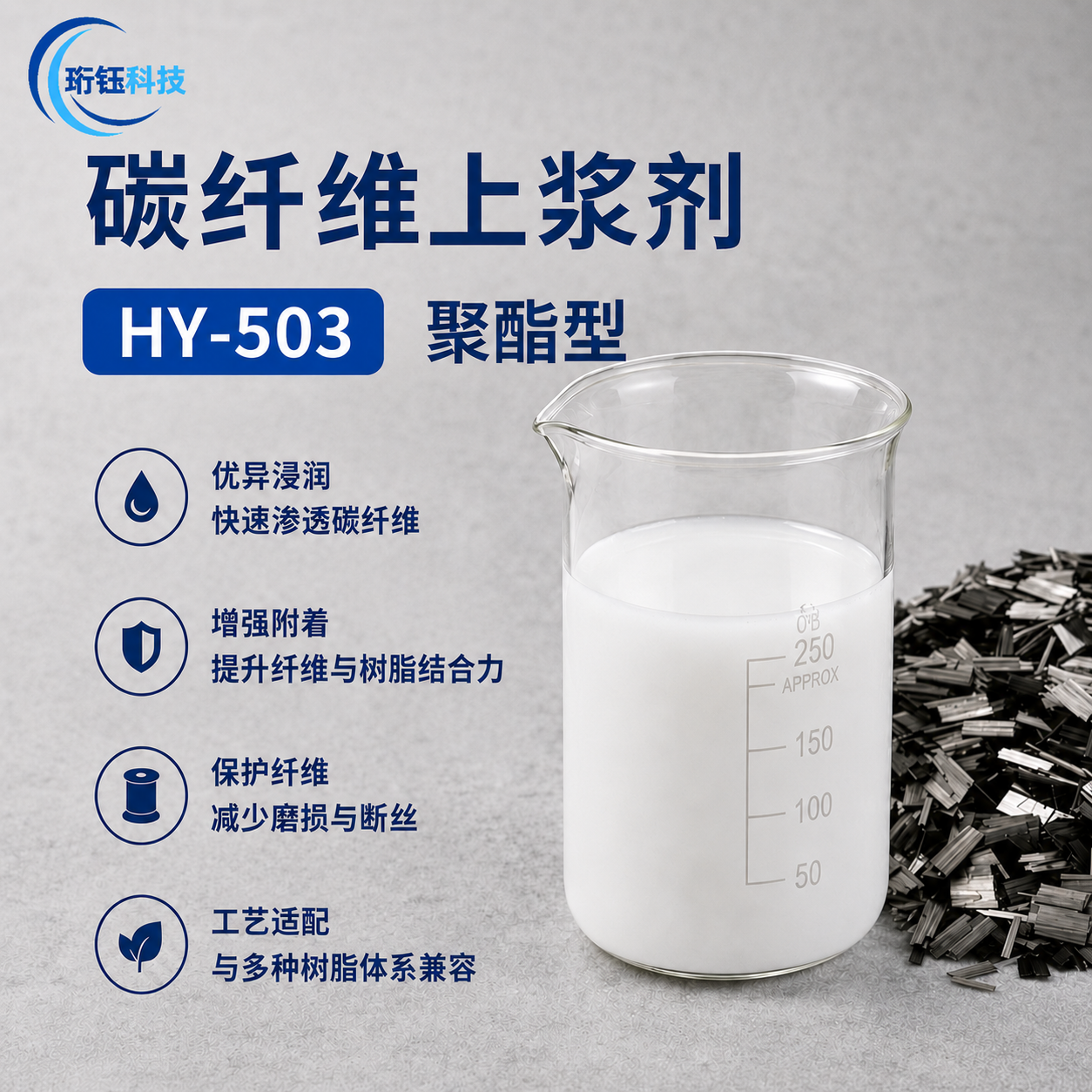 HY-503 水性聚酯型上浆剂产品图片