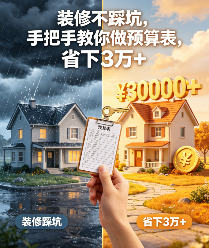 《句容/南京东业主装修避坑指南：科学制定预算表的7步法，从资金分配到防增项全解析》 - 万家基和装饰装修攻略·装修攻略 - 装修·万家基和装饰财务中心知识分享