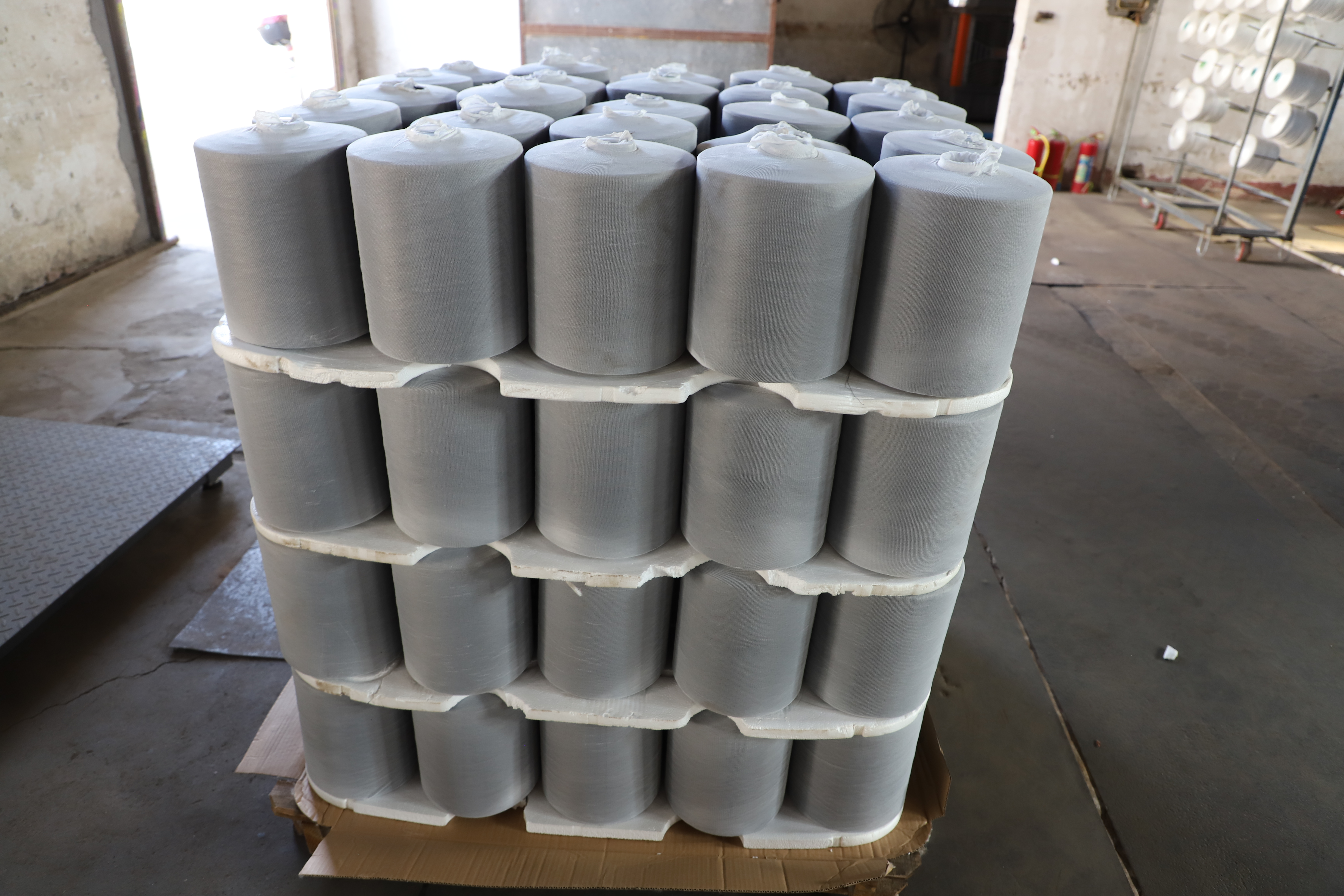Thread products ready for shipment