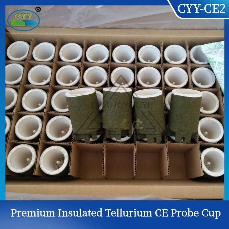 CYY-CE Carbon Silicon Analyzer Sample Cup — CYY-CE1/CE2/CE3 Tellurium Insulated Probe Cup 5