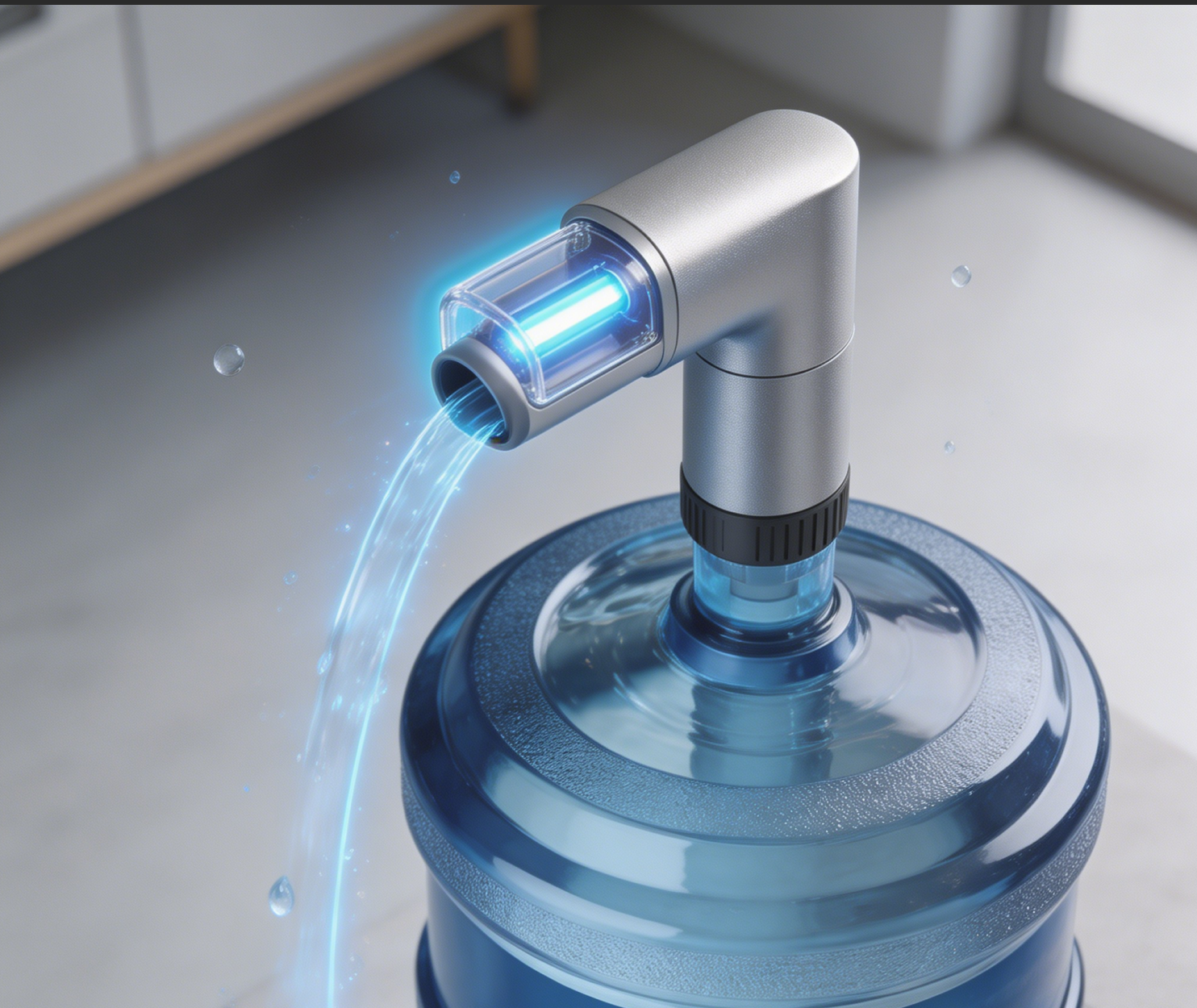Colduck Water Pump with LED UV for Water Jug