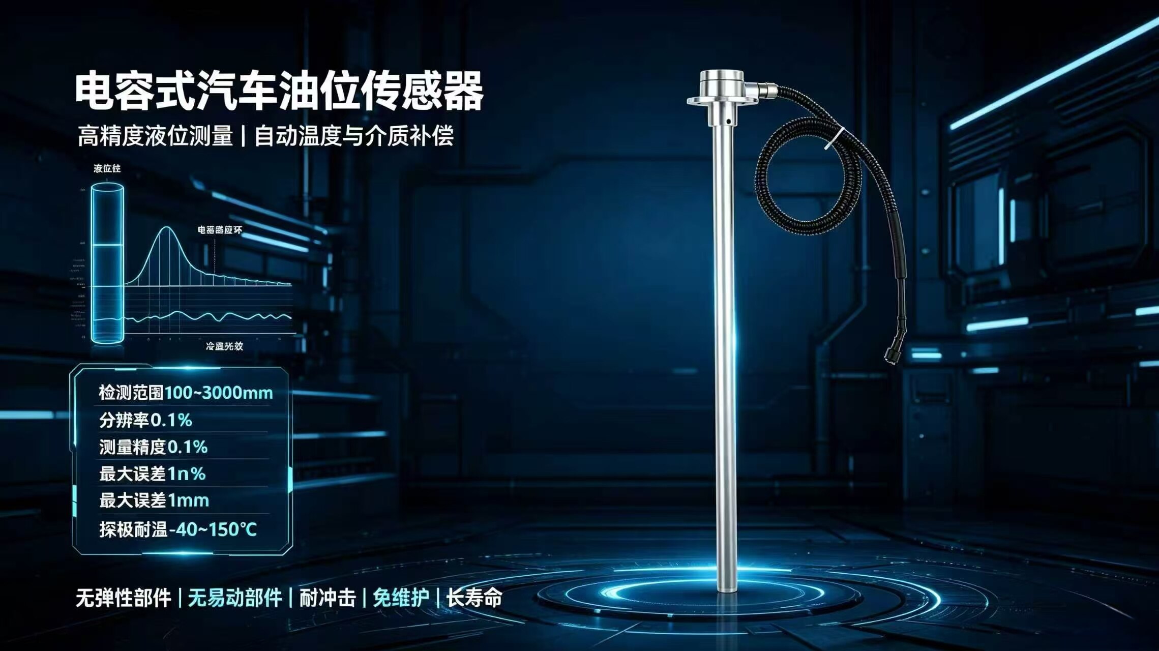 电容式汽车油位传感器