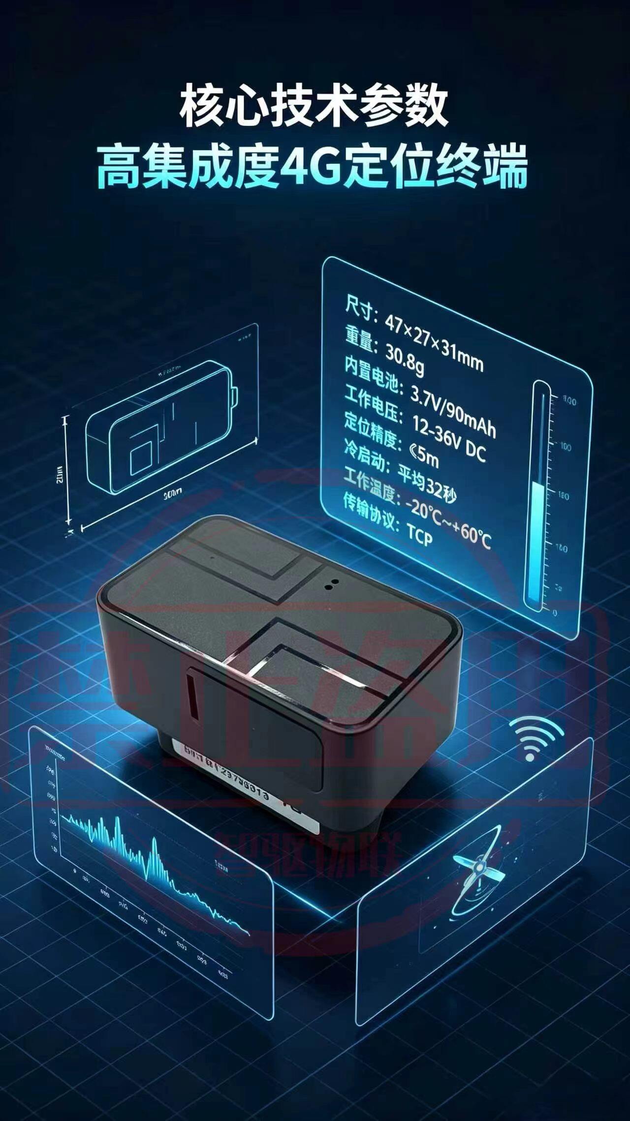 ZQWL-VO40 全网通 4G 终端定位器 图片 1