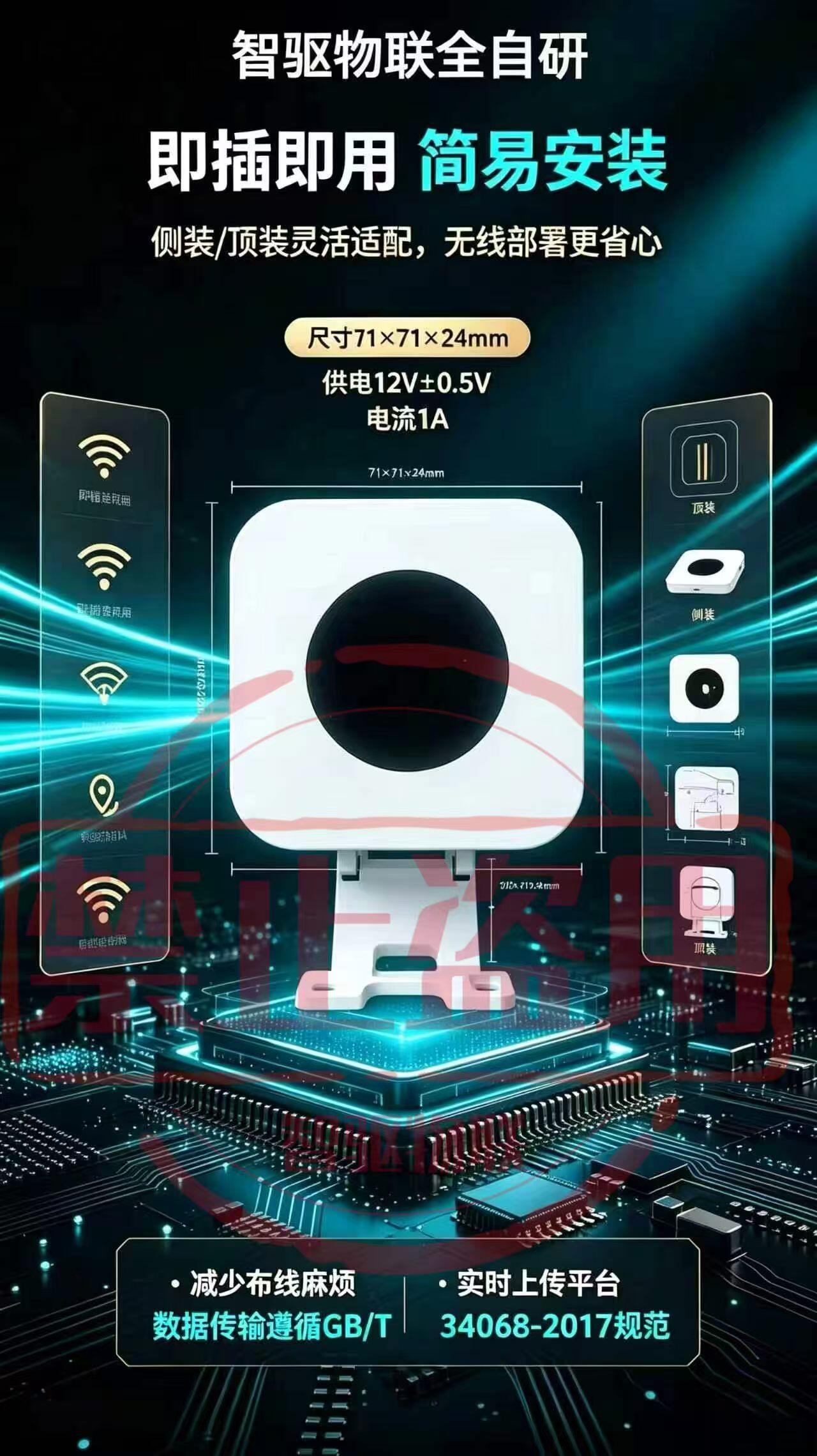 TOF 激光测距人体监测终端 图片 1