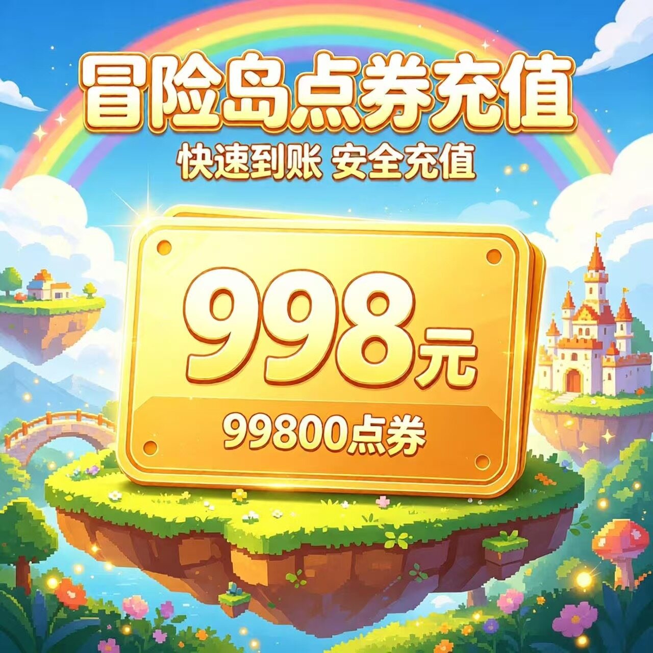 盛趣点券998元 冒险岛点卡998元 冒险岛点卷99800点券