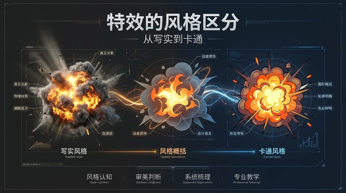 Distinguish special effect styles