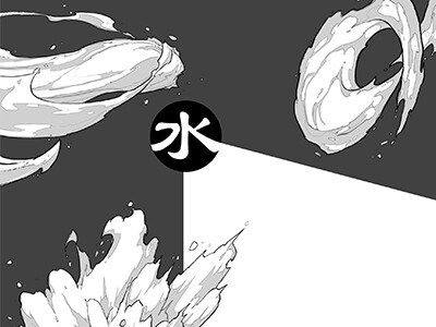 Water Element Sketch - fen