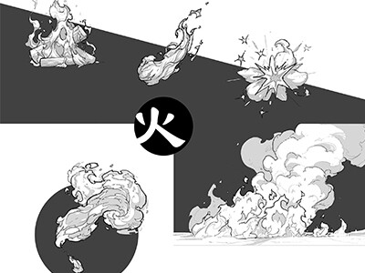 Fire Element Sketch -fen