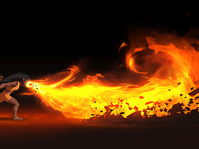 Realistic fire