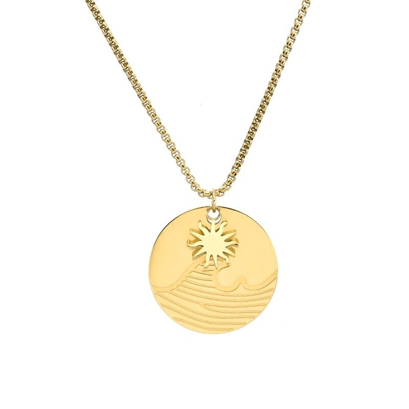 Sun Coin Necklace