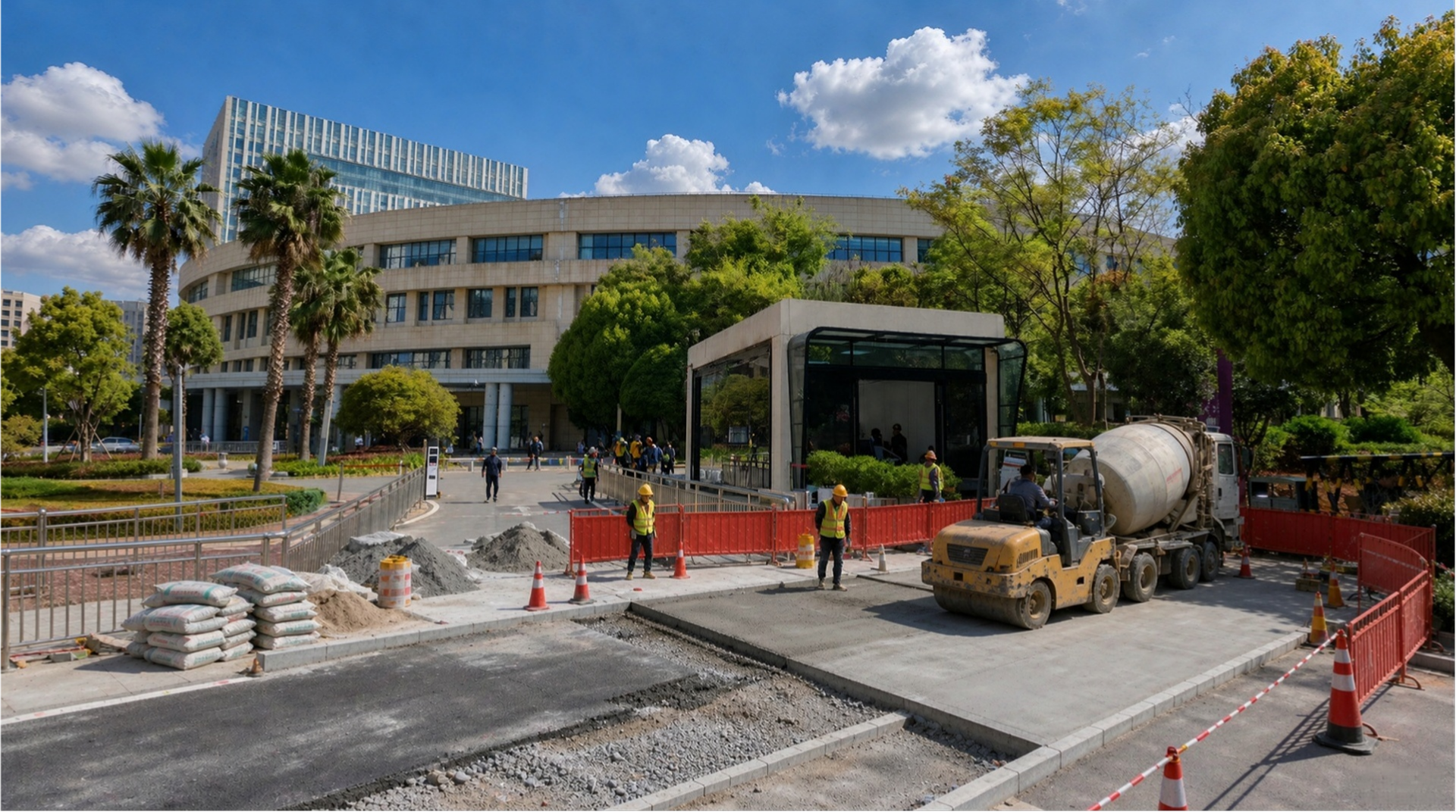 阜外医院局部道路修缮项目
