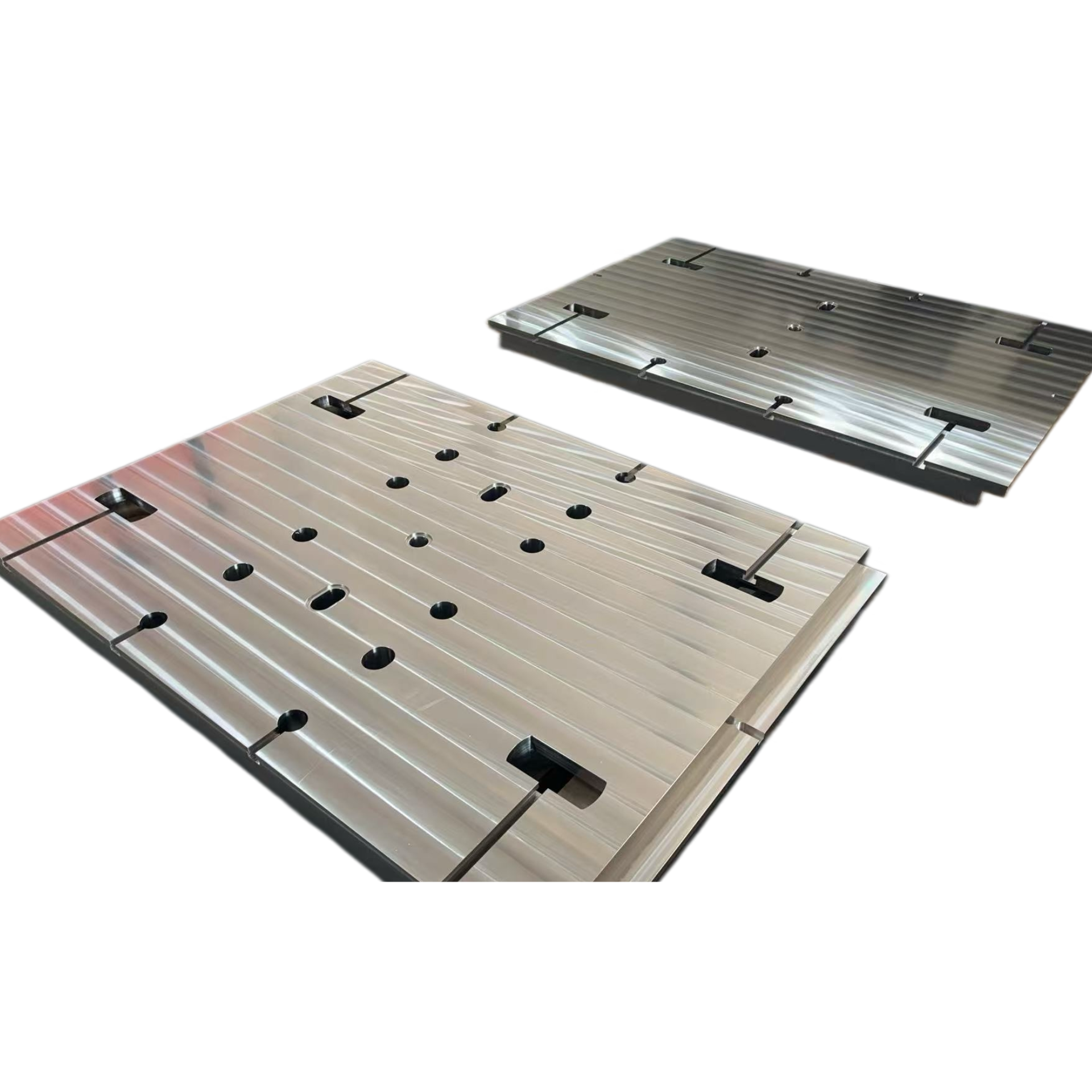 Large water-cooled plate components