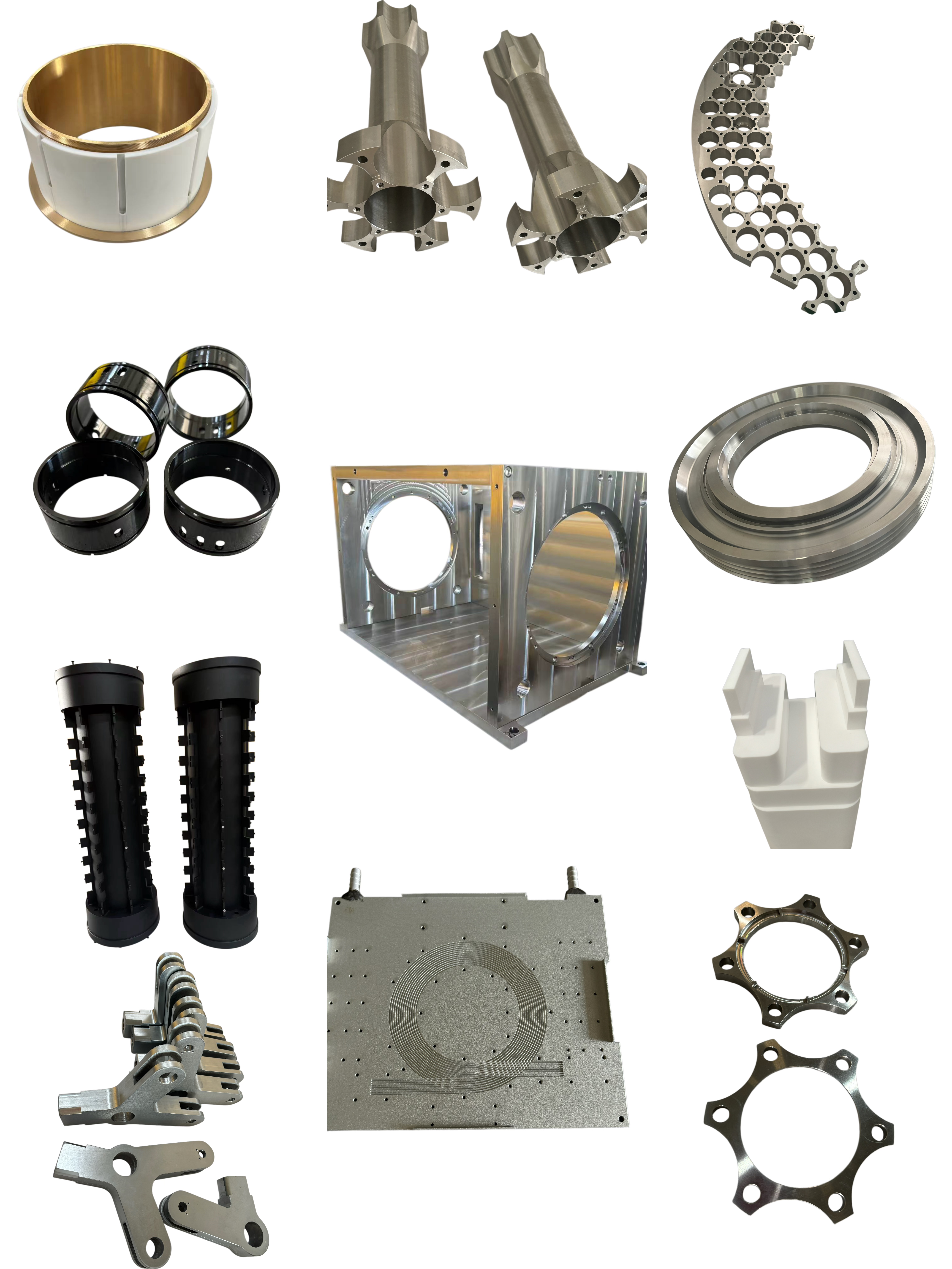 Precision components for experimental apparatus
