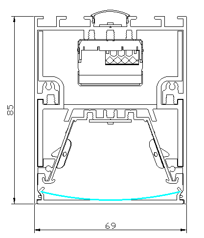 701-P - 701-P Linear Lighting Product Gallery Image 3