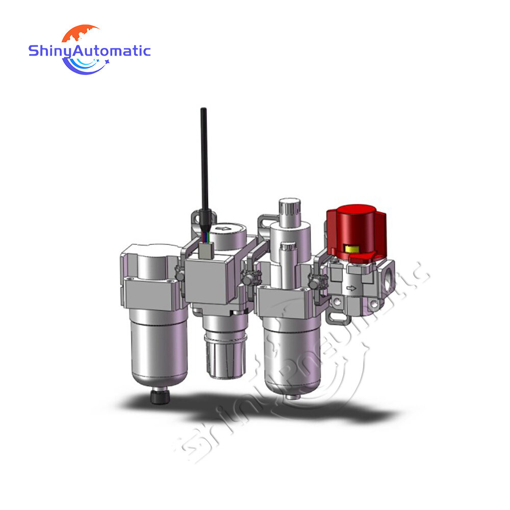Блоки подготовки воздуха (FRL) серий AC20/AC30/AC40/AC20C/30C/40C-01-02-03-04G/E-B-A - миниатюра 5