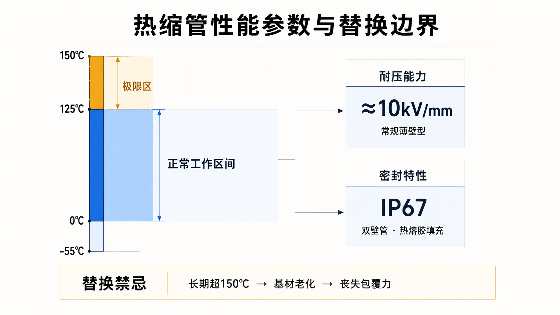 热缩管性能参数与替换边界