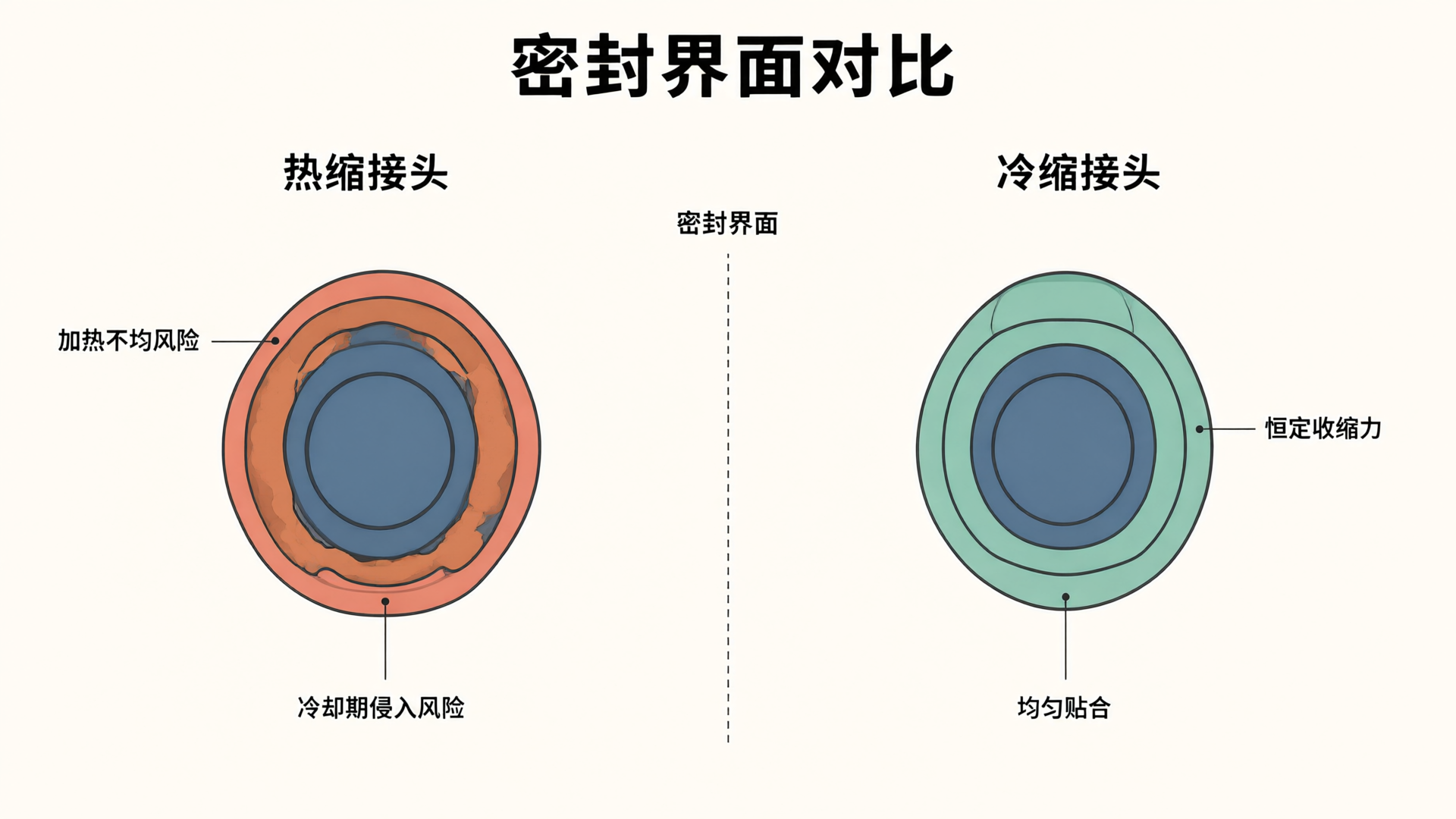 密封界面对比