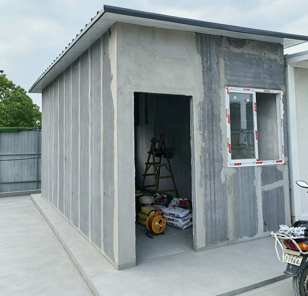 非洲某国办公区办公室搭建示范项目