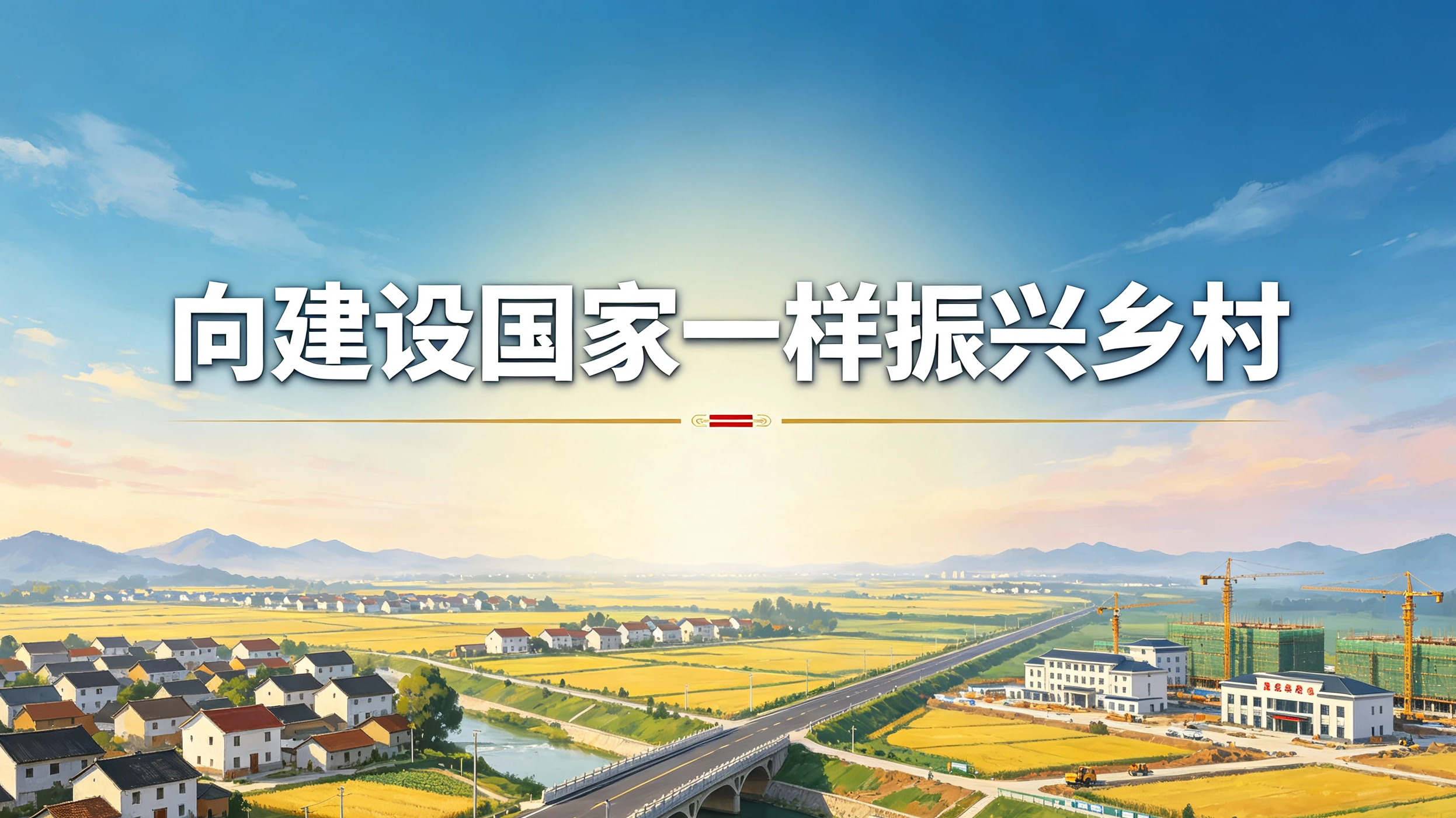 像建设国家一样振兴乡村