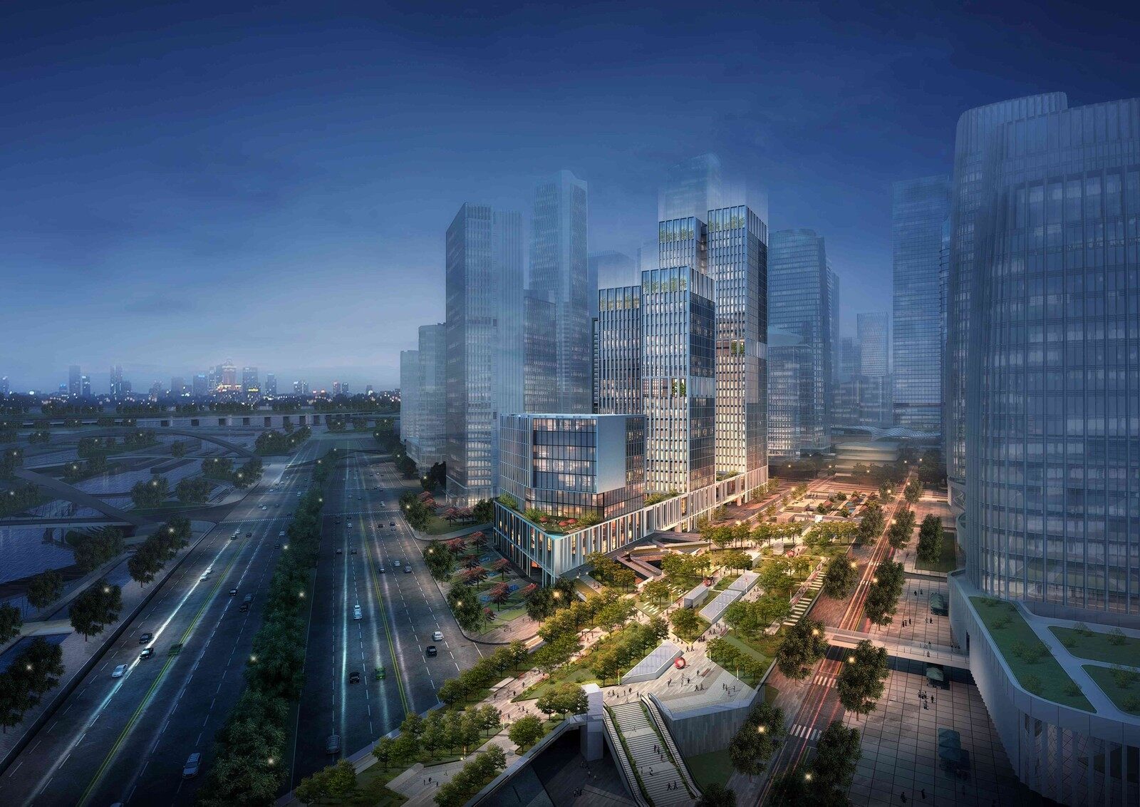 城市CBD商务区建设