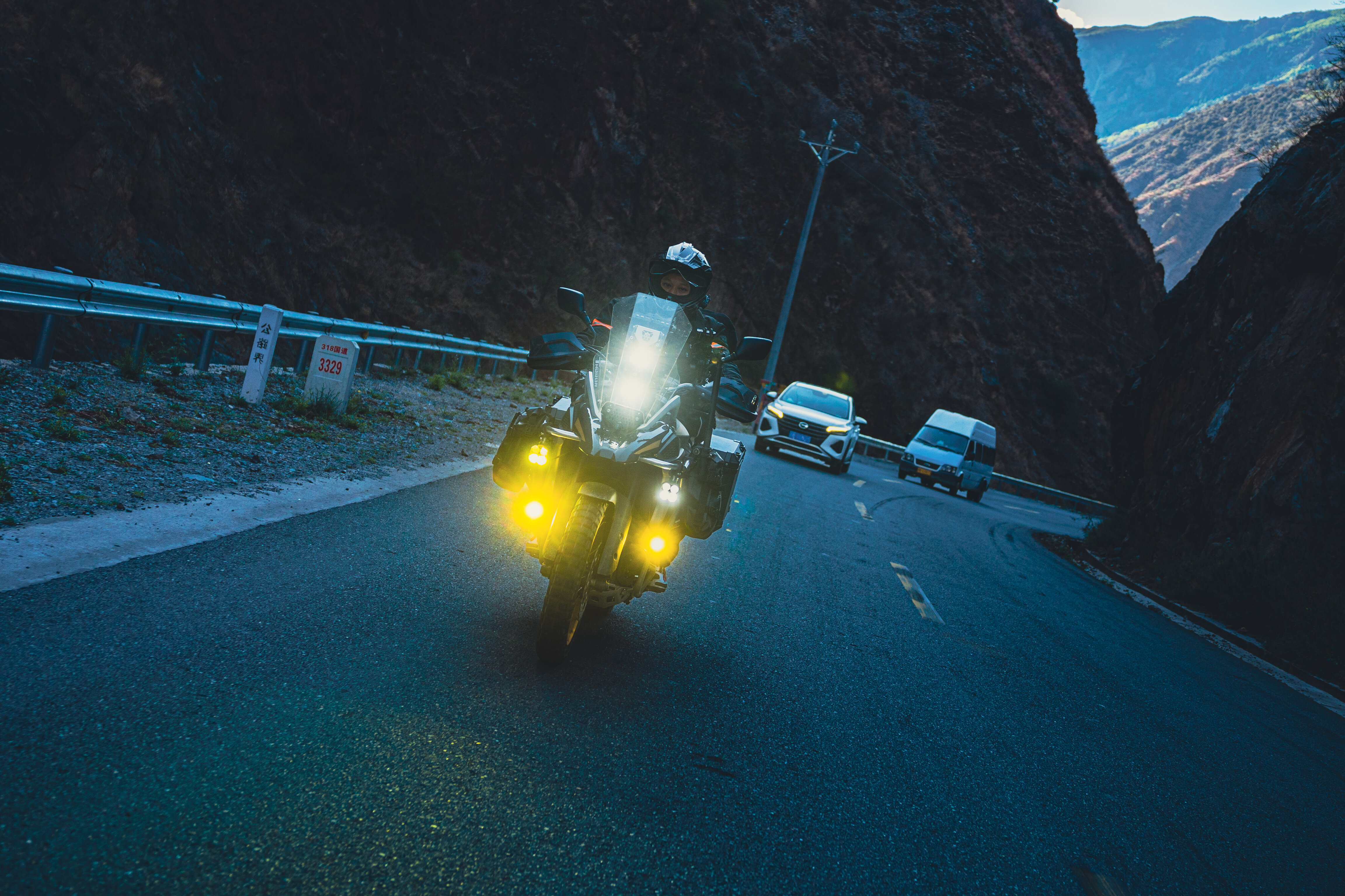 Night Ride in the Canyon