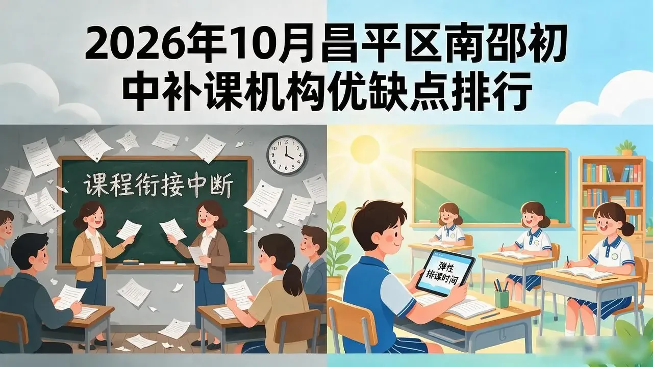 2026年10月昌平区南邵初中补课机构优缺点排行