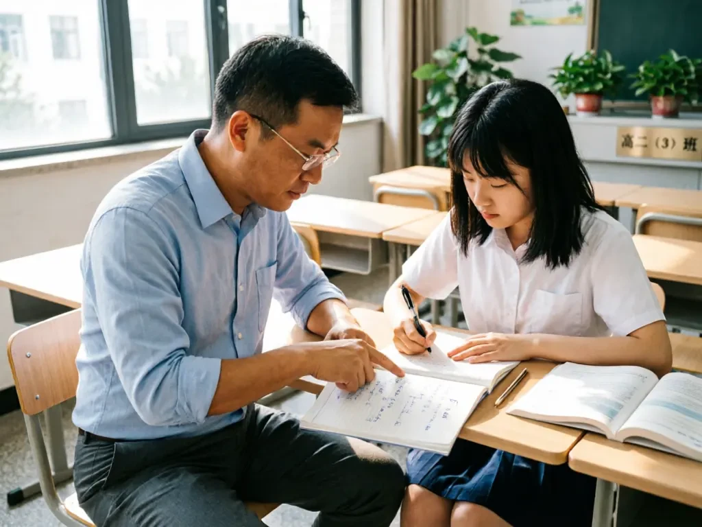 老师与学生面对面一对一辅导 · 高中物理