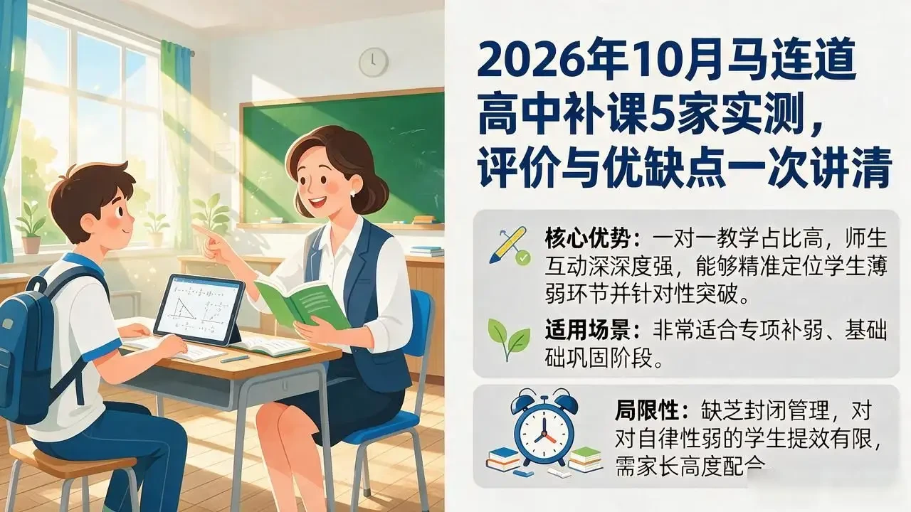 2026年10月马连道高中补课5家实测,评价与优缺点一次讲清