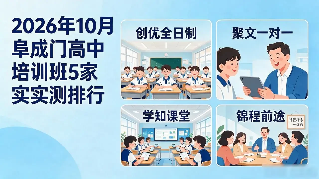 2026年10月西城区阜成门高中培训班5家实测排行